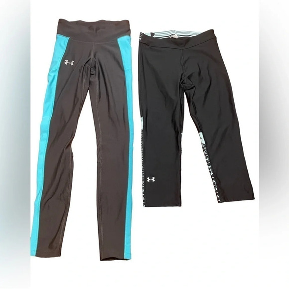 Under Armour Leggings Bundle Size Xs. Both in Good Preowned Condition. - Picture 1 of 9